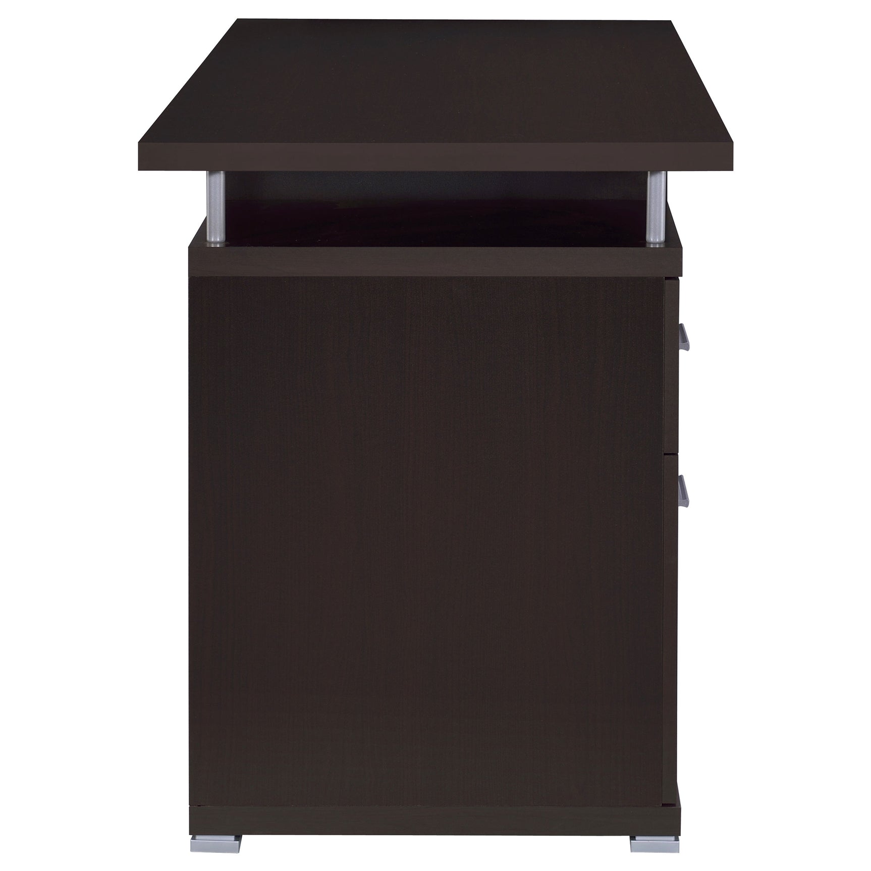 Tracy 55-inch 2-drawer Office Computer Desk Cappuccino - Tampa Furniture Outlet