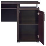 Tracy 55-inch 2-drawer Office Computer Desk Cappuccino - Tampa Furniture Outlet