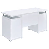 Tracy 55-inch 2-drawer Office Computer Desk White - Tampa Furniture Outlet