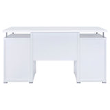 Tracy 55-inch 2-drawer Office Computer Desk White - Tampa Furniture Outlet