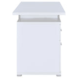 Tracy 55-inch 2-drawer Office Computer Desk White - Tampa Furniture Outlet