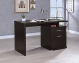 Irving 47-inch 2-drawer Office Computer Desk Cappuccino - Tampa Furniture Outlet