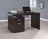 Irving 47-inch 2-drawer Office Computer Desk Cappuccino - Tampa Furniture Outlet