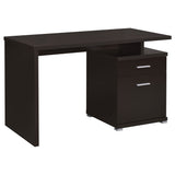 Irving 47-inch 2-drawer Office Computer Desk Cappuccino - Tampa Furniture Outlet