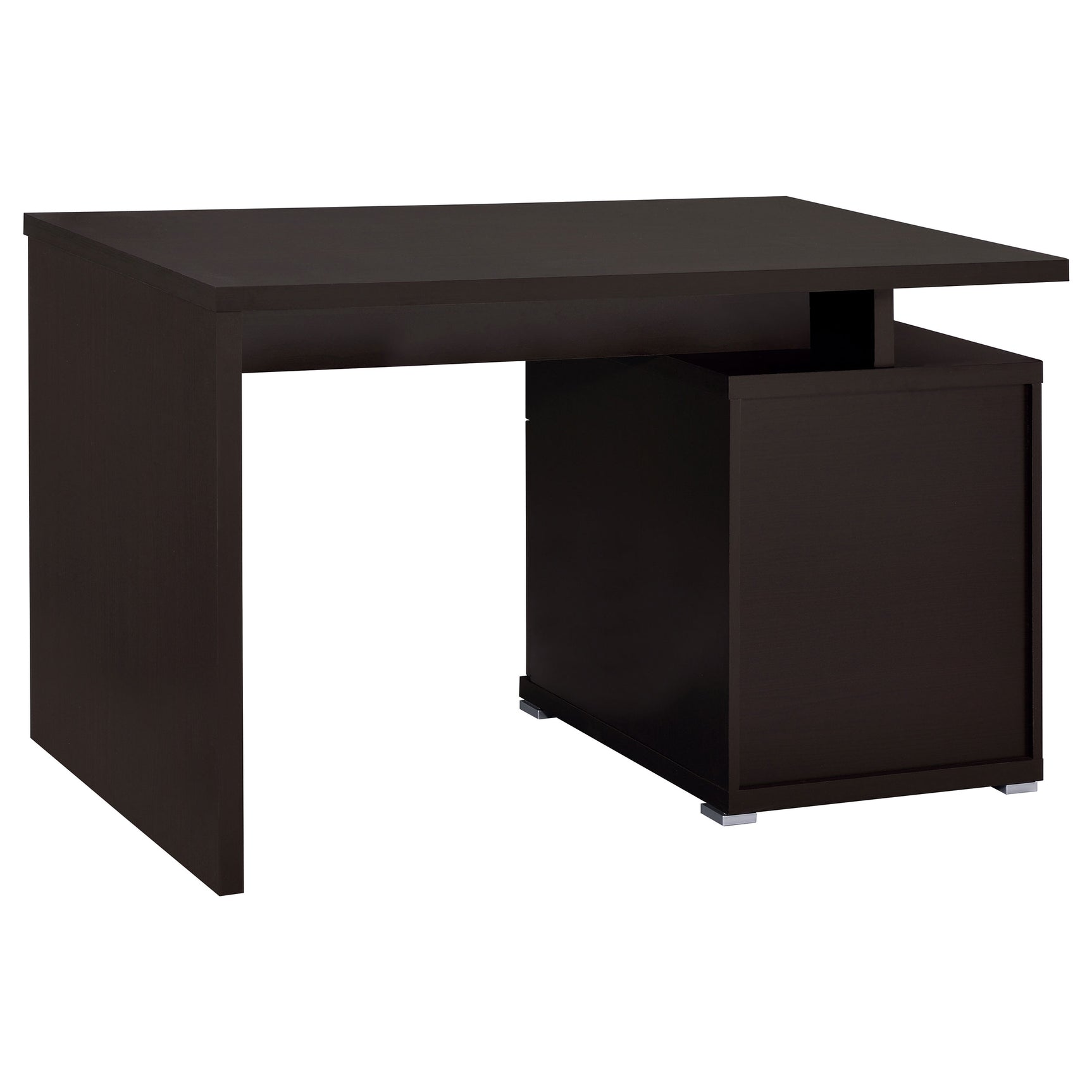Irving 47-inch 2-drawer Office Computer Desk Cappuccino - Tampa Furniture Outlet