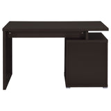 Irving 47-inch 2-drawer Office Computer Desk Cappuccino - Tampa Furniture Outlet