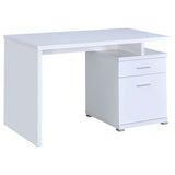 Irving 47-inch 2-drawer Office Computer Desk White - Tampa Furniture Outlet