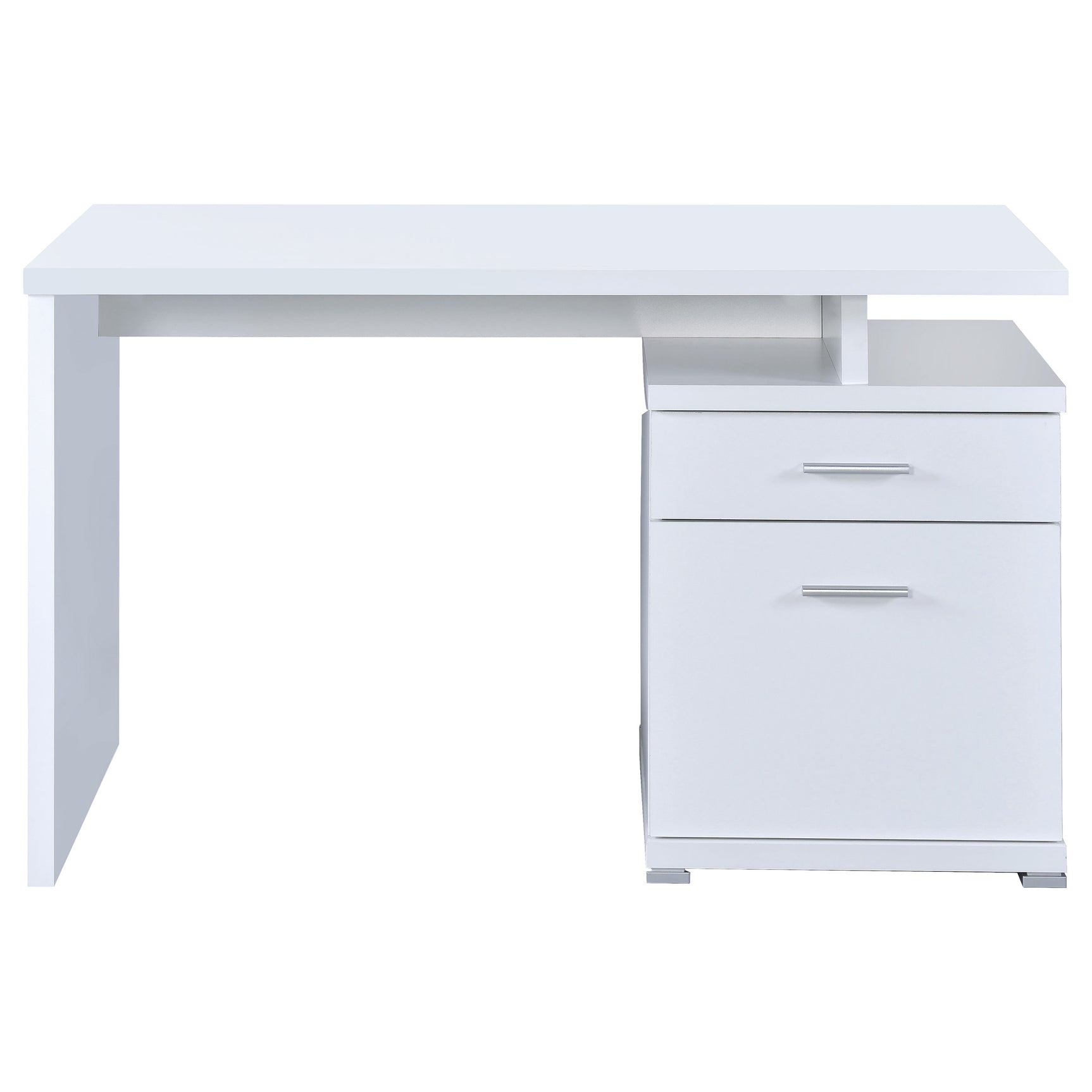 Irving 47-inch 2-drawer Office Computer Desk White - Tampa Furniture Outlet