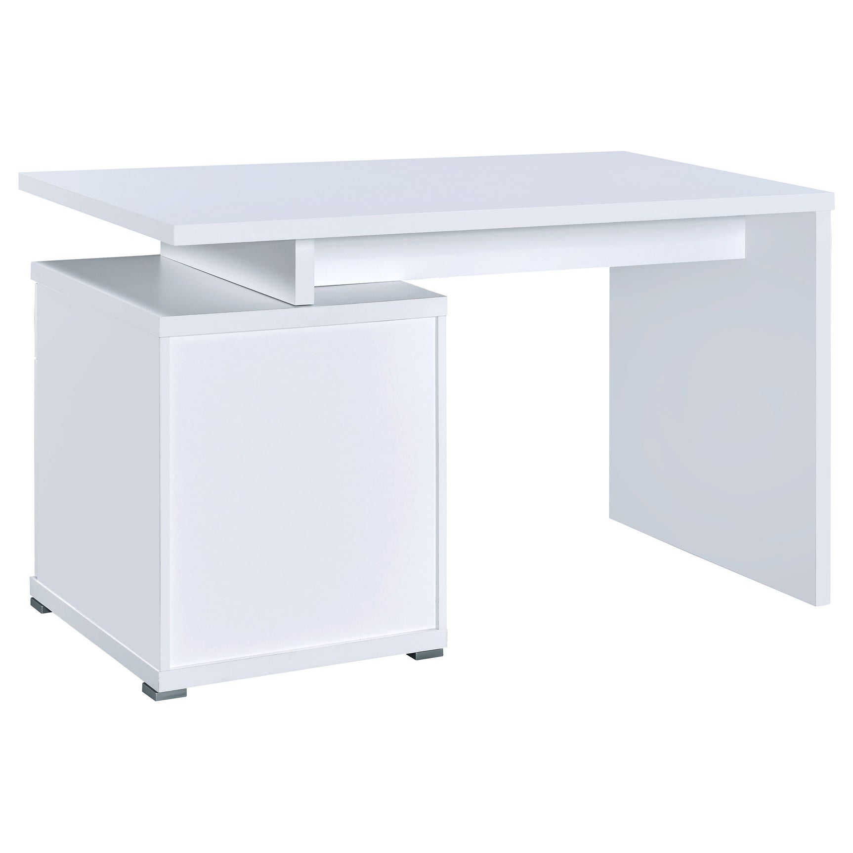 Irving 47-inch 2-drawer Office Computer Desk White - Tampa Furniture Outlet