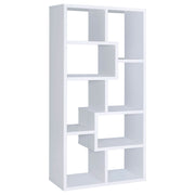 Tampa Furniture Outlet - Coaster - Theo 71-inch 6-shelf Bookshelf White - 800136