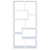 Theo 71-inch 6-shelf Bookshelf White - Tampa Furniture Outlet