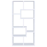Theo 71-inch 6-shelf Bookshelf White - Tampa Furniture Outlet