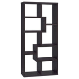 Tampa Furniture Outlet - Coaster - Theo 71-inch 6-shelf Bookshelf Cappuccino - 800264