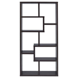 Theo 71-inch 6-shelf Bookshelf Cappuccino - Tampa Furniture Outlet