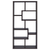 Theo 71-inch 6-shelf Bookshelf Cappuccino - Tampa Furniture Outlet