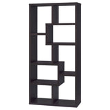 Theo 71-inch 6-shelf Bookshelf Cappuccino - Tampa Furniture Outlet