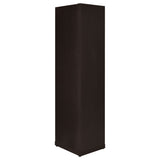 Alder 71-inch 6-shelf Corner Bookcase Cappuccino - Tampa Furniture Outlet