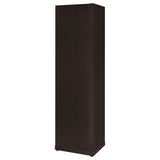 Alder 71-inch 6-shelf Corner Bookcase Cappuccino - Tampa Furniture Outlet