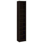 Tampa Furniture Outlet - Coaster - Eliam 71-inch 8-shelf Bookcase Cappuccino - 800285