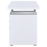 Brennan 47-inch 3-drawer Office Computer Desk White - Tampa Furniture Outlet
