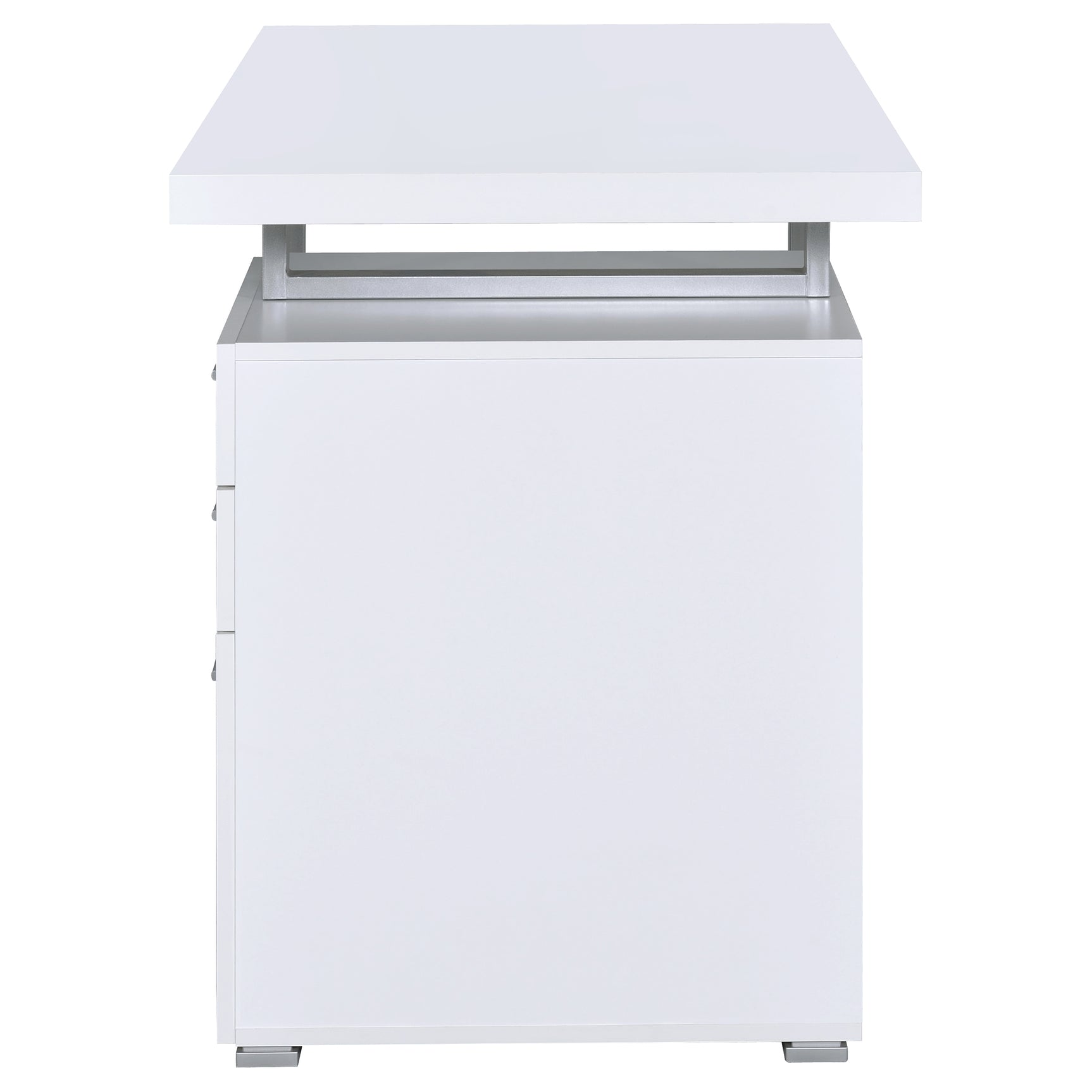 Brennan 47-inch 3-drawer Office Computer Desk White - Tampa Furniture Outlet
