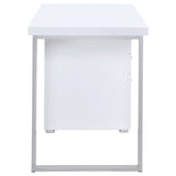 Brennan 47-inch 3-drawer Office Computer Desk White - Tampa Furniture Outlet