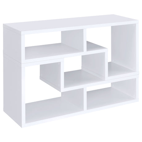 Tampa Furniture Outlet - Coaster - Velma Multipurpose TV Stand and Bookshelf White - 800330