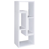 Velma Multipurpose TV Stand and Bookshelf White - Tampa Furniture Outlet