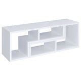 Velma Multipurpose TV Stand and Bookshelf White - Tampa Furniture Outlet