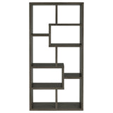 Theo 71-inch 6-shelf Bookshelf Weathered Grey - Tampa Furniture Outlet