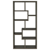 Theo 71-inch 6-shelf Bookshelf Weathered Grey - Tampa Furniture Outlet