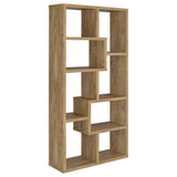 Tampa Furniture Outlet - Coaster - Theo 71-inch 6-shelf Bookshelf Mango - 800515