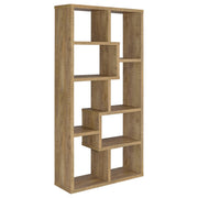Tampa Furniture Outlet - Coaster - Theo 71-inch 6-shelf Bookshelf Mango - 800515