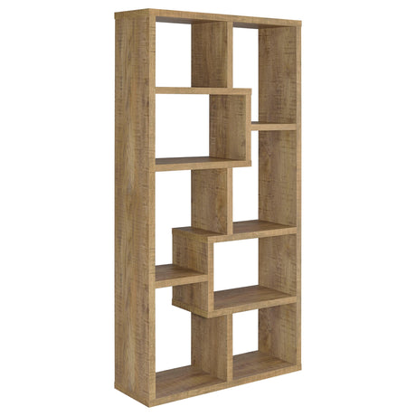 Tampa Furniture Outlet - Coaster - Theo 71-inch 6-shelf Bookshelf Mango - 800515