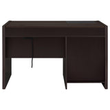 Halston 47-inch 2-drawer Office Desk with Cabinet Cappuccino - Tampa Furniture Outlet