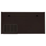 Halston 47-inch 2-drawer Office Desk with Cabinet Cappuccino - Tampa Furniture Outlet