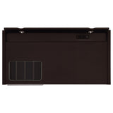 Halston 47-inch 2-drawer Office Desk with Cabinet Cappuccino - Tampa Furniture Outlet