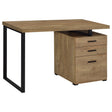 Tampa Furniture Outlet - Coaster - Brennan 47-inch 3-drawer Office Computer Desk Mango - 800787