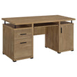 Tampa Furniture Outlet - Coaster - Tracy 55-inch 2-drawer Office Computer Desk Mango - 800788