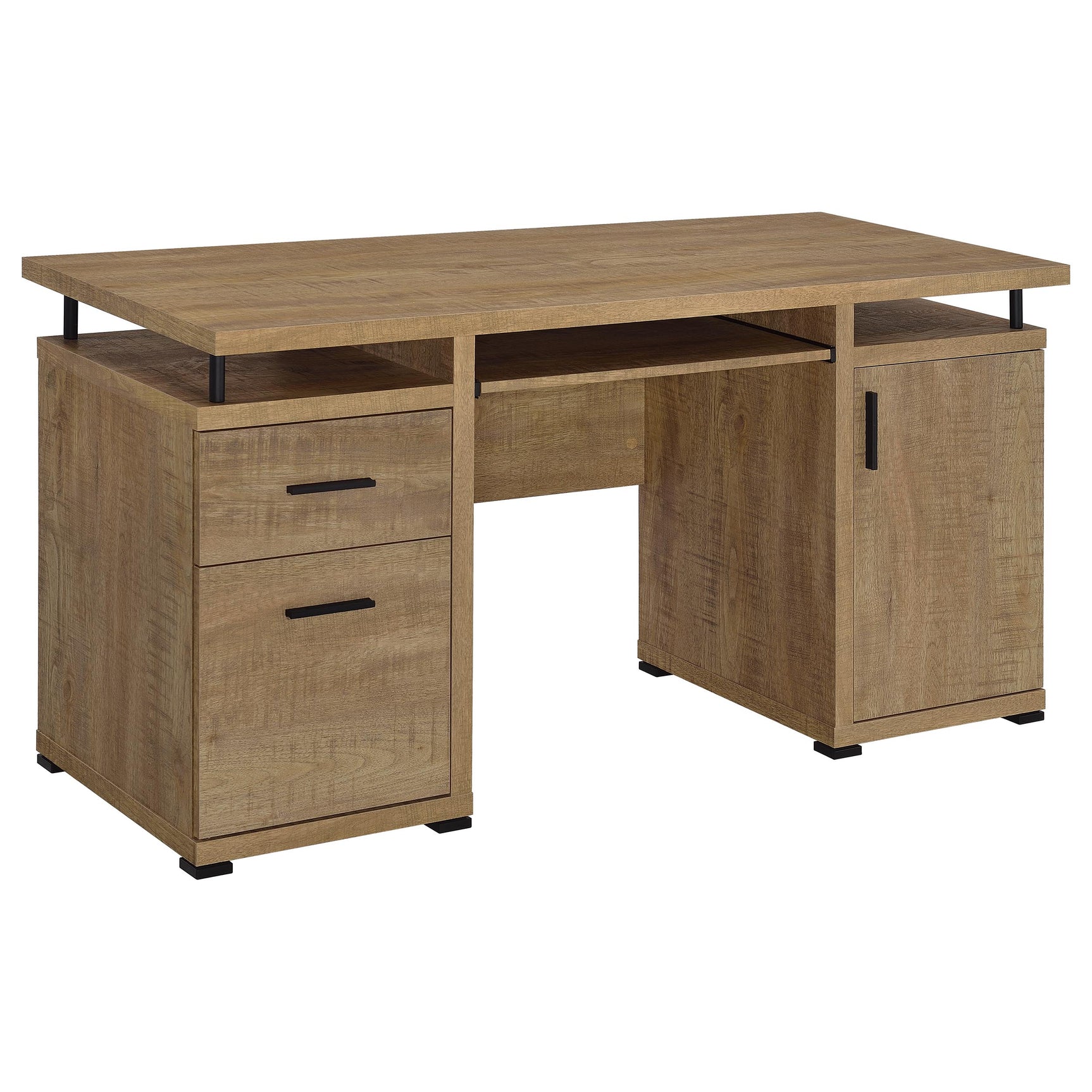 Tampa Furniture Outlet - Coaster - Tracy 55-inch 2-drawer Office Computer Desk Mango - 800788