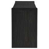 Leandro 2-drawer Home Office Writing Desk Burnished Black