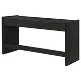 Leandro 2-drawer Home Office Writing Desk Burnished Black