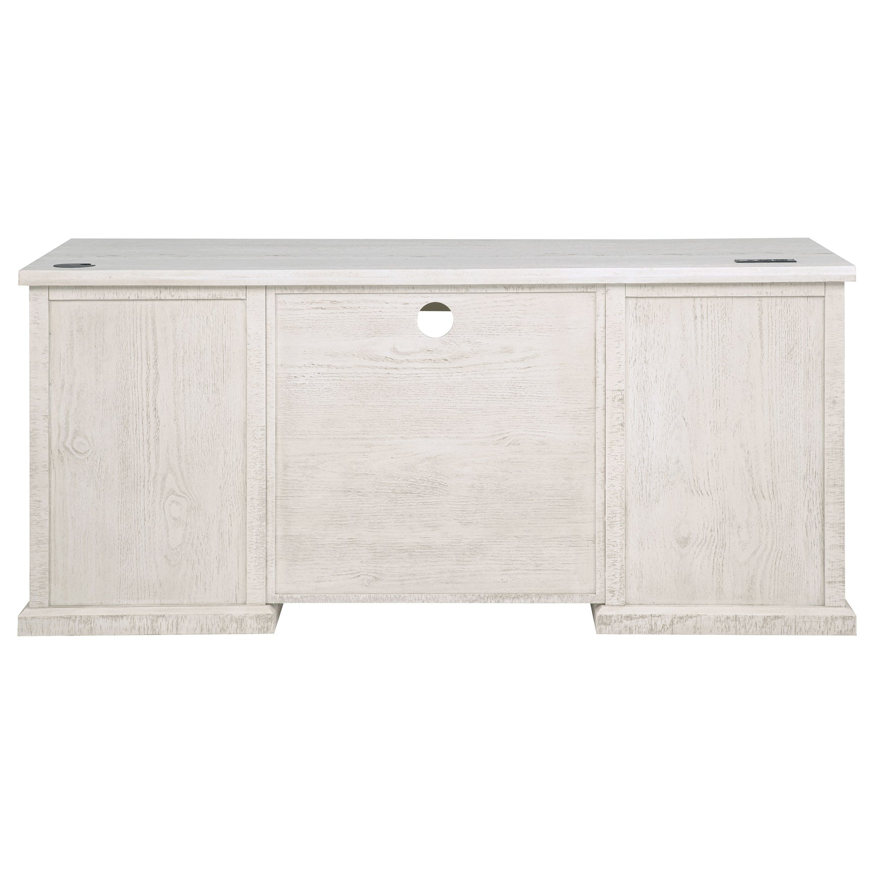 Altidore 68-inch 7-drawer Executive Home Office Desk Distressed White