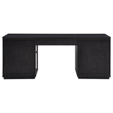 Harkes 75-inch 3-drawer Computer Desk with Adjustable Shelf Coffee Bean