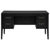 Graham 54-inch 4-drawer Double Pedestal Lift Top Computer Desk Black