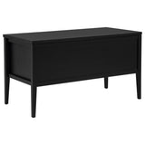 Graham 54-inch 4-drawer Double Pedestal Lift Top Computer Desk Black
