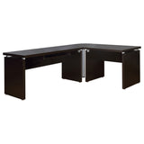 Skylar 55-inch Computer Desk with Keyboard Drawer Cappuccino - Tampa Furniture Outlet