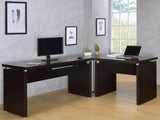 Skylar 55-inch Computer Desk with Keyboard Drawer Cappuccino - Tampa Furniture Outlet