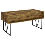 Analiese 63-inch 4-drawer Writing Desk Rustic Nutmeg