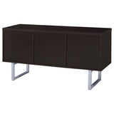 Lawtey 5-drawer Home Office Storage Credenza Cappuccino